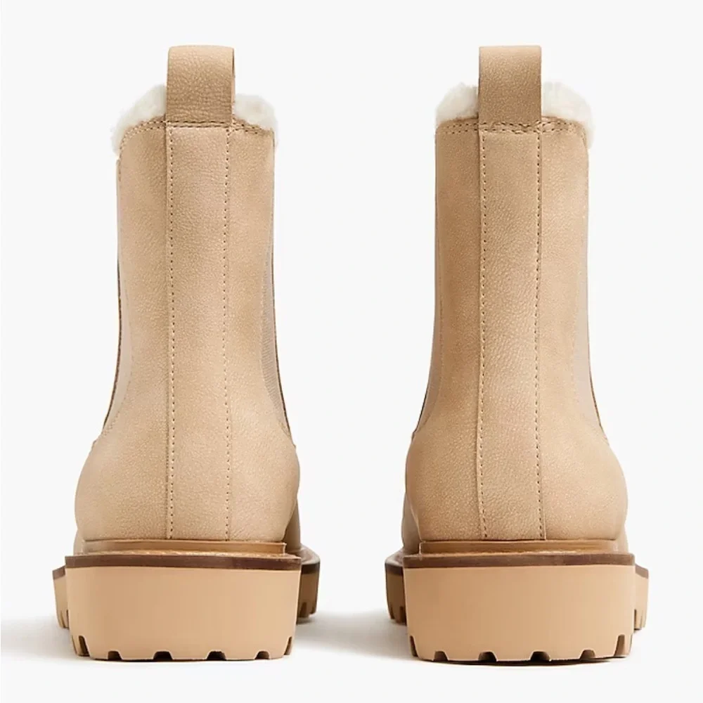 J crew Lug-sole Chelsea boots